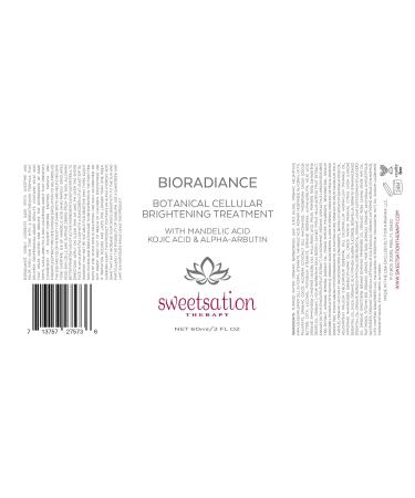 BioRadiance Botanical Cellular Brightening Treatment | Mandelic Acid Kojic Acid & Alpha-Arbutin - 60ml | Shop Internationally - Buy Online on SooperMarket.com
