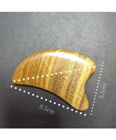 Green Sandalwood Gouache Trigger Point Meridian Scrapping Muscle Relaxing Wooden Massager Acupuncture Physical 1Pcs (Color : Dolphin) - Buy Online on SooperMarket.com