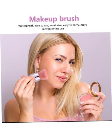 Mushroom Head Makeup Brush - Gentle Portable Blusher & Loose Powder Applicator | Multi-Purpose Cosmetic Tool - Buy Online on SooperMarket.com