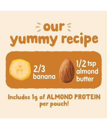 Happy Family Organics Nutty Blends: Organic Banana & Almond Butter Baby Food (6+ Months) - 3 oz - Buy Online on SooperMarket.com