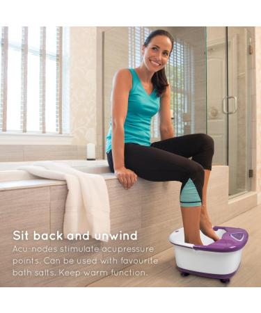 Shop Homedics Deep Soak Luxury Foot Spa - Circulatory Foot Bath with Massage Inserts Pedicure Attachment & Water Heating - Buy Online on SooperMarket.com