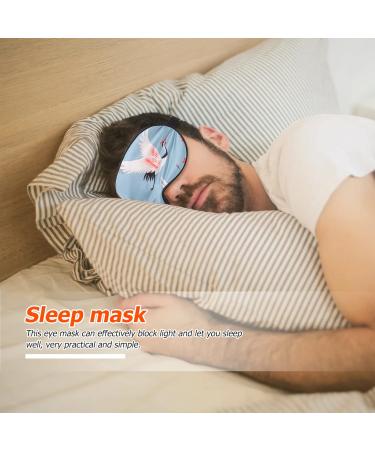 Buy NOLITOY 2pcs Printed Sleep Mask - Hot Cold Eye Patch & Blindfolds for Travel Naps | Silk Adjustable Goggles for Ultimate Comfort - Buy Online on SooperMarket.com