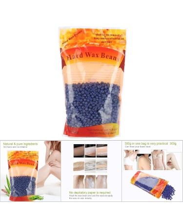 Depilatory Harsh Wax Beans for Arm & Body Hair Removal - Lavender 300g Pack for Men & Women - Buy Online on SooperMarket.com