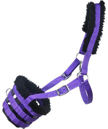 Buy SIE Muzzle for Horses - Violet Cob for Pasture Use | International Shipping Available - Buy Online on SooperMarket.com