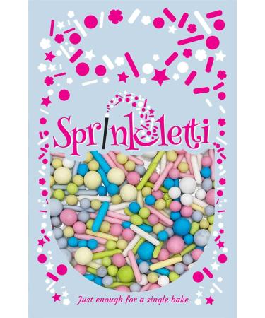 Sprinkletti - Sprinkle Mixes - Pastel Themed Box of 4 pouches - Cake Topper Sprinkles - 4 x 30g Edible Cupcake Decorations - Perfect for Secret Santa gifts Christenings Springtime & Parties - Buy Online on SooperMarket.com