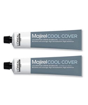Loreal 2 pack Loreal Majirel Cool Cover 50ml 9 CC Very Light Blonde CC 9 very light blonde 50 ml (2 pack)