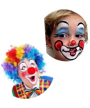 3Pcs Clown Makeup Sticks - Black, White & Red for Halloween & Sports | Sweatproof & Long Lasting - Buy Online on SooperMarket.com