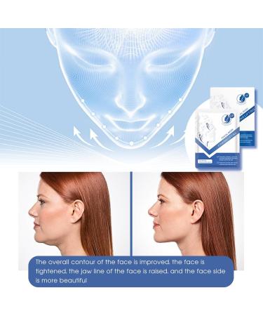 V Line Lifting Face Mask V Shape Lifting Face Masks Skincare with Hyaluronic Acid Chin Lift Mask Firming Lifting Facial Mask Hydrating Double Chin Reducer Moisturizing Face Slimmer - Buy Online on SooperMarket.com