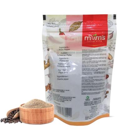 Mum's Premium Black Pepper Powder - 150g Ground Black Pepper - Buy Online on SooperMarket.com