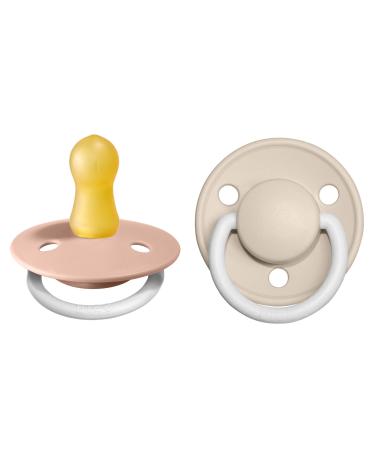 BIBSE de Lux Glow Schnuller 2-pack BPA-free.Lights up in the dark cherry shape nipple.Natural rubber/latex made in Denmark.0-6 months (2 Pack) Blush Night / Vanilla Night Size 1 (2 Series Pack) Blush Night / Vanilla Night