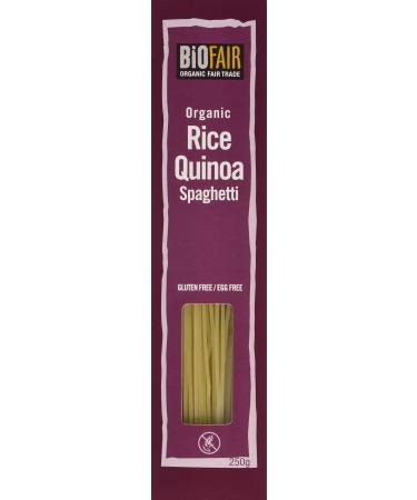 BIOFAIR Organic Rice Quinoa Spaghetti 250g 1 250 g (Pack of 1)