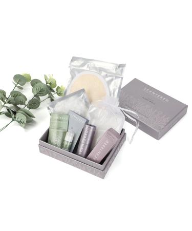 Scentered Prepare for a Great Night's Sleep Bath Set - Relaxing Bath Salts Aromatherapy Balms Body Loofah & Shower Cap - Perfect Bath Gift Set for Women - International Shipping Available - Buy Online on SooperMarket.com