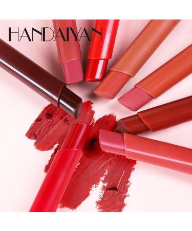 8 Colors Matte Lipstick Set - Long-lasting Moisturizing Lip Balm Makeup Kit for Women & Girls | International Shipping - Buy Online on SooperMarket.com