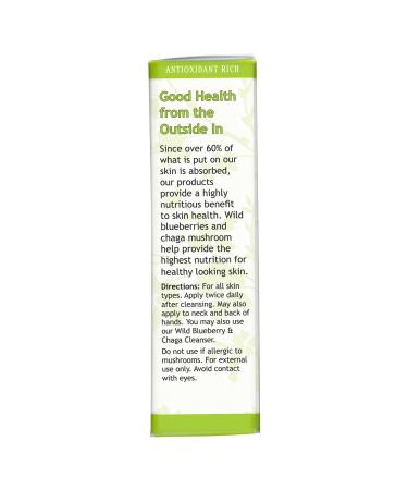 Wild Blueberry & Chaga Face Cream | Boost Skin Health with Natural Ingredients - International Shipping - Buy Online on SooperMarket.com