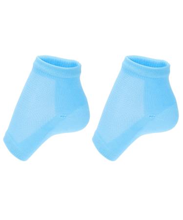 Beaupretty heel protection heel Moisturizing socks Spa gel heel sockets Toloses spa socks Moisture gel socks women with nuis blue elevator insoles