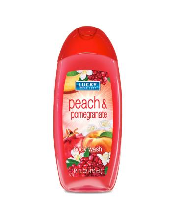 Lucky Super Soft Peach & Pomegranate Body Wash 16 Fluid Ounce