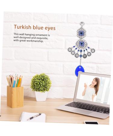 ORFOFE Blue Eyes Pendant Decor Ornament Car Tote Trendy Purse Turkish Blue Eyes Fashion Devil Eye Necklace - Buy Online on SooperMarket.com