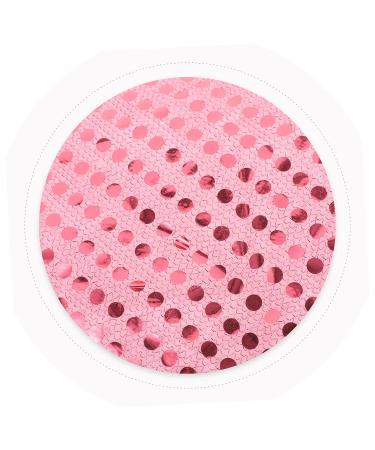 Beavorty Extra Large Pink Shower Cap for Women - Reusable Night Cap for Hair Protection and Showering - 24x24cm - Buy Online on SooperMarket.com
