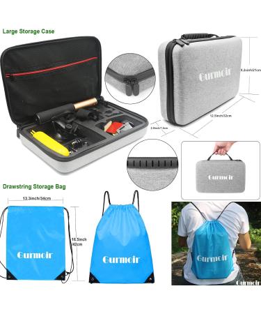 Gurmoir Large Carrying Case Kit for GoPro Hero 11-5, Insta360, AKASO, DJI Osmo - Action Camera Accessories Bundle for Ultimate Protection and Portability - Buy Online on SooperMarket.com