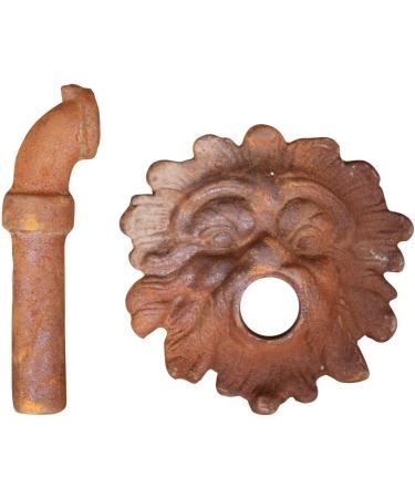 aubaho Gargoyle fountain spout iron lion water spree garden antique style - Buy Online on SooperMarket.com