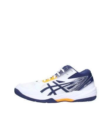 ASICS Men's Gel-Task 3 MT Volleyball Handball Shoes 8 White/Deep Ocean