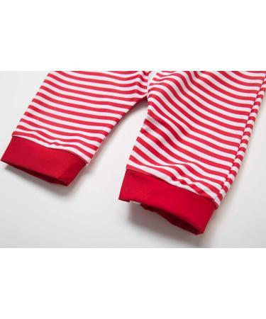 Bonverano Baby Girls UPF 50+ UV Protection Sunsuit with Sun Cap - Red Stripe, 6-9 Months - Buy Online on SooperMarket.com