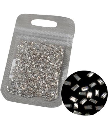 1440Pcs Flatback Rhinestones Nails Art For DIY Projects And Clothing Embellishments Crafts And Sewing Nails Art Decoration 03 small trapezoid - Buy Online on SooperMarket.com