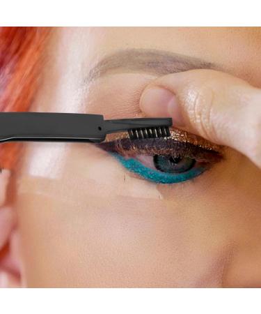 NOLITOY Folding Eyelash Comb & Brow Brush - Dual Sided Lash Separator for Women | Perfect Lash Mascara Applicator - International Shipping Available - Buy Online on SooperMarket.com