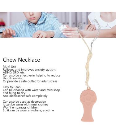 Sensory Pendant for Autism & ADHD | Chew Necklace for Anxiety Relief | Calming & Decorative Neckwear - Buy Online on SooperMarket.com