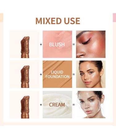 Liquid Luminizer Stick Silky Formula Liquid Highlighter Shimmering Long Lasting Brighten 7.5ml for Face for Eyes - Buy Online on SooperMarket.com