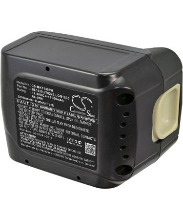 Replacement Battery for Makita XAD01Z XAD02Z XAG03M/Z - 6000mAh 14.4V Compatibility - International Shipping Available - Buy Online on SooperMarket.com