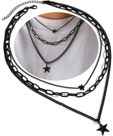 Stylish Oralgos Pentastar Necklace for Women - Versatile Alloy Collarbone Chain Jewelry - Buy Online on SooperMarket.com