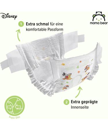 Mama Bear Disney Ultra Dry Diapers Size 4 (8-14 kg) - 84 Count | Premium Quality Diapers for Your Baby - International Shipping Available - Buy Online on SooperMarket.com