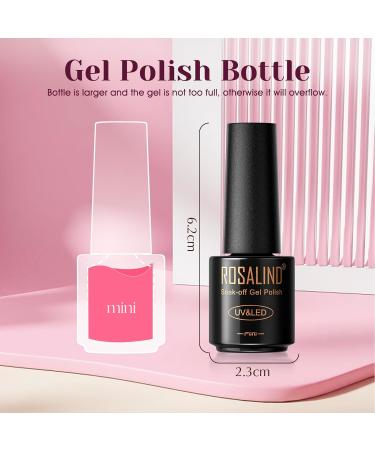 ROSALIND Gel Nail Polish Kit - 48W UV Light 60 Colors Base & Top Coats - DIY Nail Art Starter Set for Christmas - Buy Online on SooperMarket.com