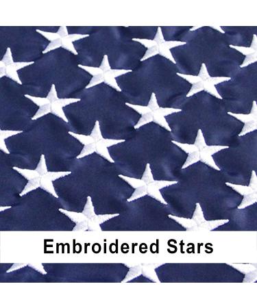 Yafeco U.S. 50 Star Sewn Boat Flag Set | Ensign Yacht Boat Ensign with Sewn Stripes | 12x18 inch - Buy Online on SooperMarket.com