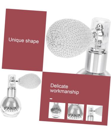 MUSISALY 1pc Spray Glitter Powder Spray Bottle Glitter Spray for Hair Sprayer Bottle White Plastic 7x5.5cm White - Buy Online on SooperMarket.com