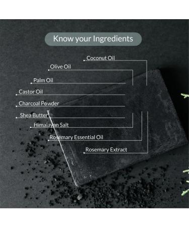 100% Organic Handmade Charcoal Soap - Luxury Natural Bath Soap for Toxin Removal & Skin Improvement | 4.22 Oz | Free from Artificial Colors - Shop Now - Buy Online on SooperMarket.com