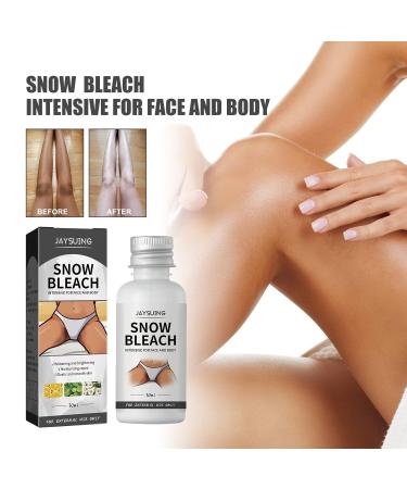 Snow Bleach Cream - Skin Bleaching & Underarm Whitening for Private Parts (2oz) | Effective Skin Corrector for Intimate Areas - Buy Online on SooperMarket.com