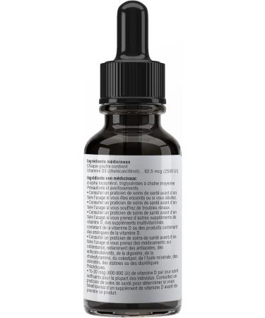 Maxion 2 Pack Vitamin D3 Liquid Drops 2500 IU 1100 Drops Helps with the Development of Bones and Teeth and to Support the Immune System No Preservatives Non-GMO Allergy-friendly 30 mL - Buy Online on SooperMarket.com