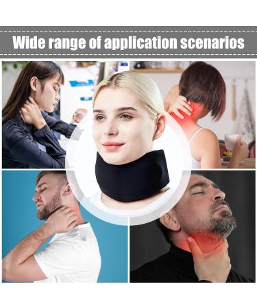 Neck Collar Adjustable Soft Neck Support Foam Brace | Soft Neck Support Brace for Sleeping Aligns & Stabilizes Vertebrae Ensures Stability for Women & Men - Buy Online on SooperMarket.com