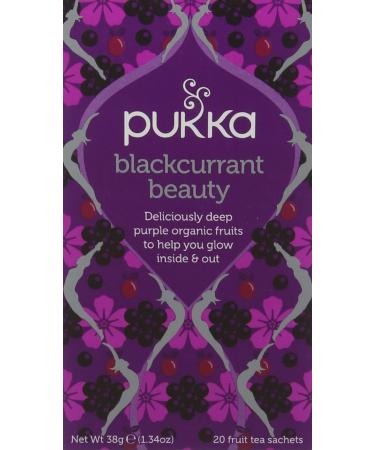 Pukka | Blackcurrant Beauty | 3 x 20 bags 3 Boxes (60 Tea Bags) Single