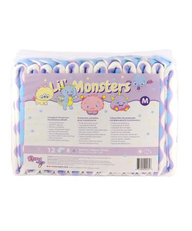 Rearz - Lil' Monsters - V3.0 - Adult Diapers (12 Pack) (Medium)