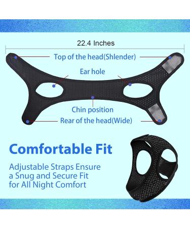 Anti Snoring Devices Anti Snoring Mouth Guard and Chin Straps for Snoring Stop Snoring Devices Effective Snoring Solution Anti-Snoring Mouthpiece and Chin Straps for Men and Women to Stop Snoring - Buy Online on SooperMarket.com