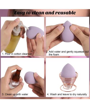 14Pcs Makeup Sponge Set Beauty Blender with Organizer Includes 2 Pieces of Triangle Loose Powder Puff 2 Pieces of Mini Triangle Loose Powder Puff 3 Pieces of Mini Airbrush Puff 4 Pieces of Beauty Eggs and 3 Pieces of Mini Beauty Eggs (brown) - Buy Online on SooperMarket.com