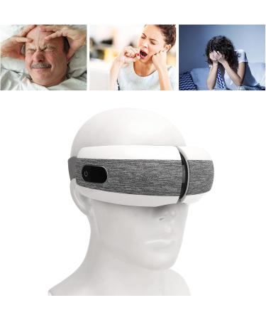 Rechargeable Eye Massage Device - Warmth Vibration & Compression - Bluetooth Mask for Eye Circles & Dry Eyes - 4 Modes - Buy Online on SooperMarket.com