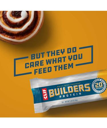 Clif Bar Builder's Protein Bar Cinnamon Nut Swirl 12 Bars 2.40 oz (68 g) Each - Buy Online on SooperMarket.com