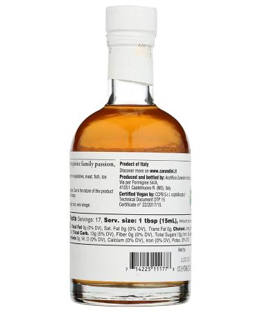 Carandini White Sweet Bianca Vinegar - 8.45 Fl Oz | Premium Italian Condiment - Buy Online on SooperMarket.com