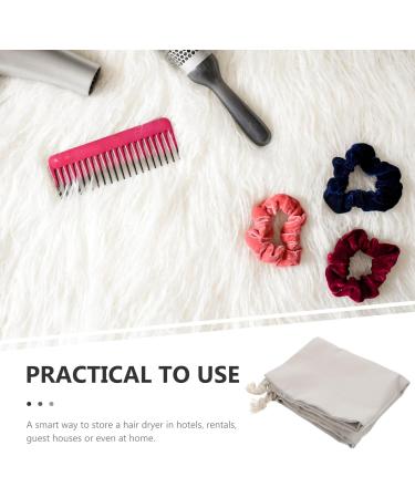 Gogogmee Hair Dryer Storage Bag Hair Dryer Clothes Bag Travel Pouch Travelling Bag Holder Fabric Light Grey - Buy Online on SooperMarket.com