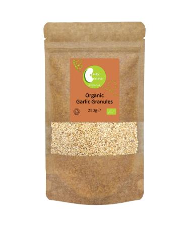 Organic Garlic Granules - Certified Organic - by Busy Beans Organic (250g)