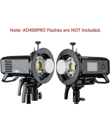 Godox S2 Speedlite S-Type Bracket - Bowens Mount Flash Holder for V1, AD200Pro, AD400Pro & More - Tiltable Design with Umbrella Mount - Buy Online on SooperMarket.com